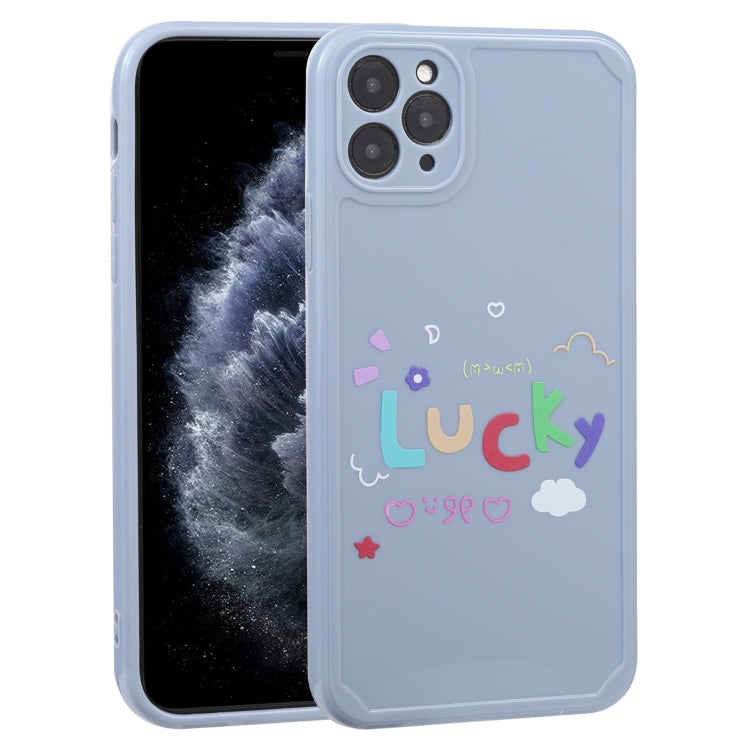 For iPhone 11 Pro Max Lucky Letters TPU Soft Shockproof Case