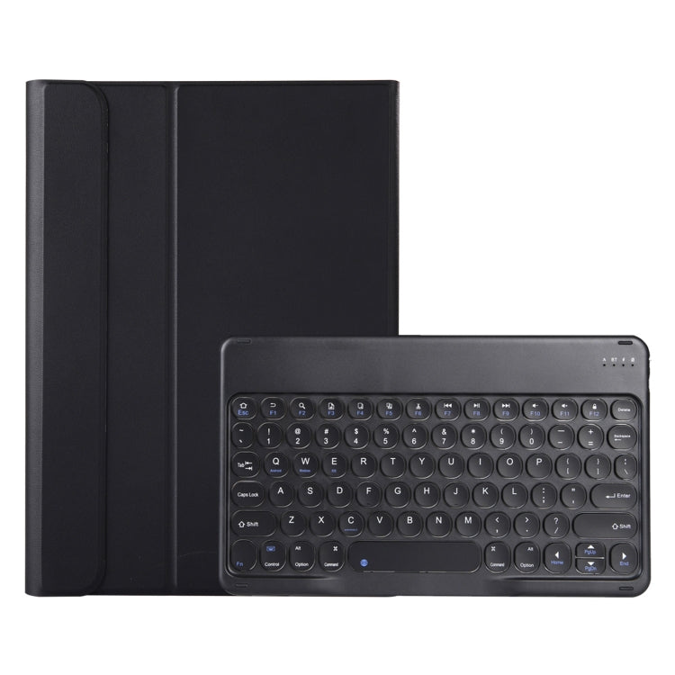 Y0N5 TPU Tablet Case Lambskin Texture Round Keycap Bluetooth Keyboard Leather Tablet Case with Holder For Xiaomi Pad 5 / 5 Pro