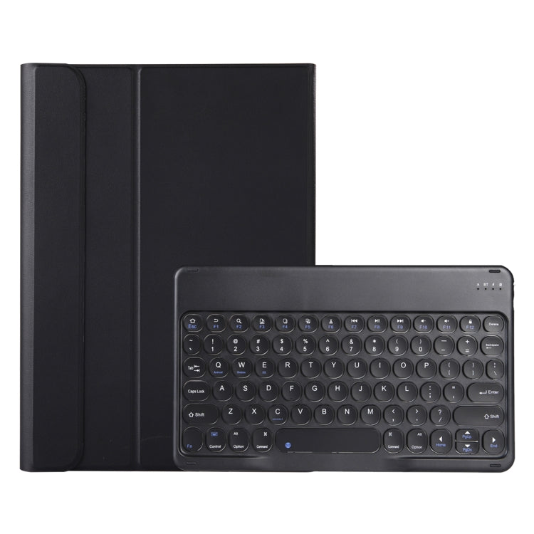 Y0N5 TPU Tablet Case Lambskin Texture Round Keycap Bluetooth Keyboard Leather Tablet Case with Holder For Xiaomi Pad 5 / 5 Pro