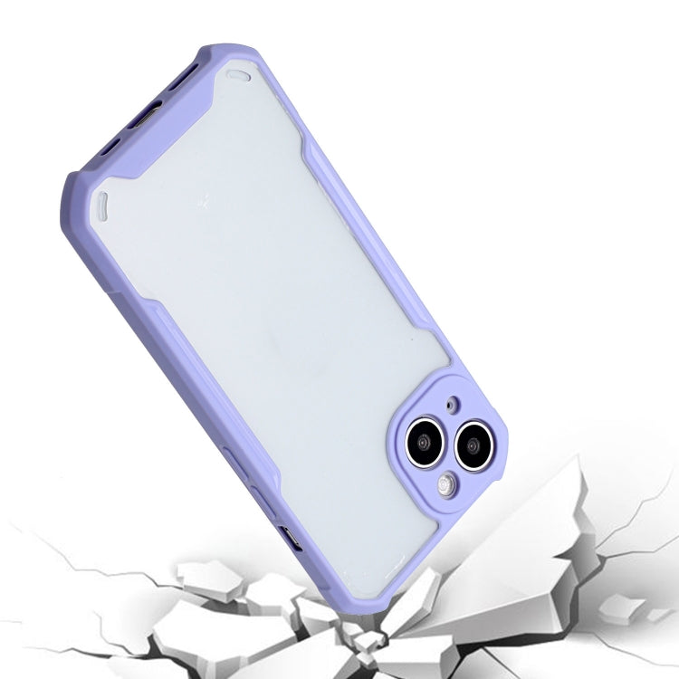 For iPhone 13 mini Acrylic + Color TPU Shockproof Case