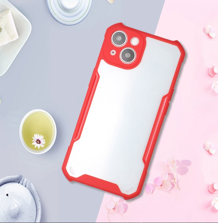 For iPhone 13 mini Acrylic + Color TPU Shockproof Case