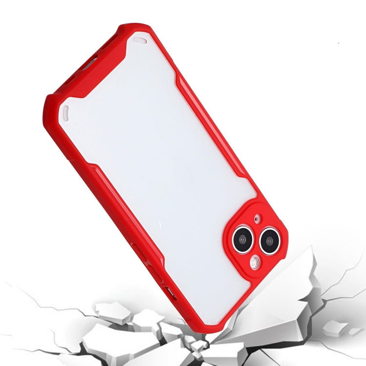 For iPhone 13 mini Acrylic + Color TPU Shockproof Case