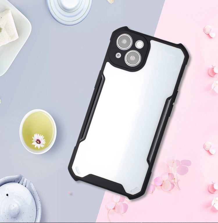 For iPhone 13 Acrylic + Color TPU Shockproof Case