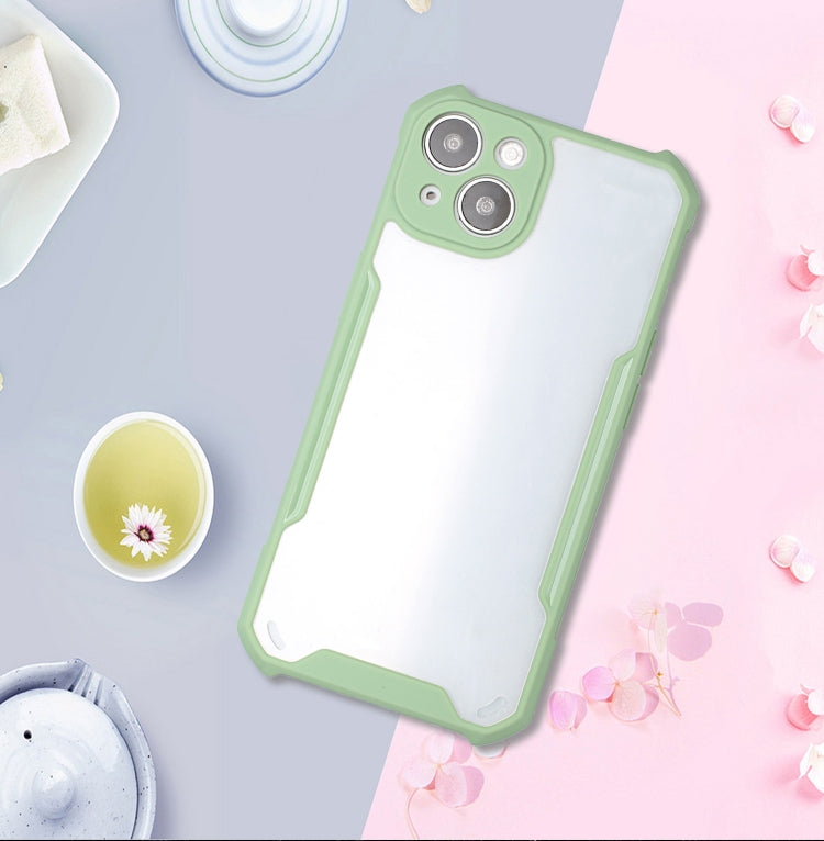 For iPhone 13 Acrylic + Color TPU Shockproof Case