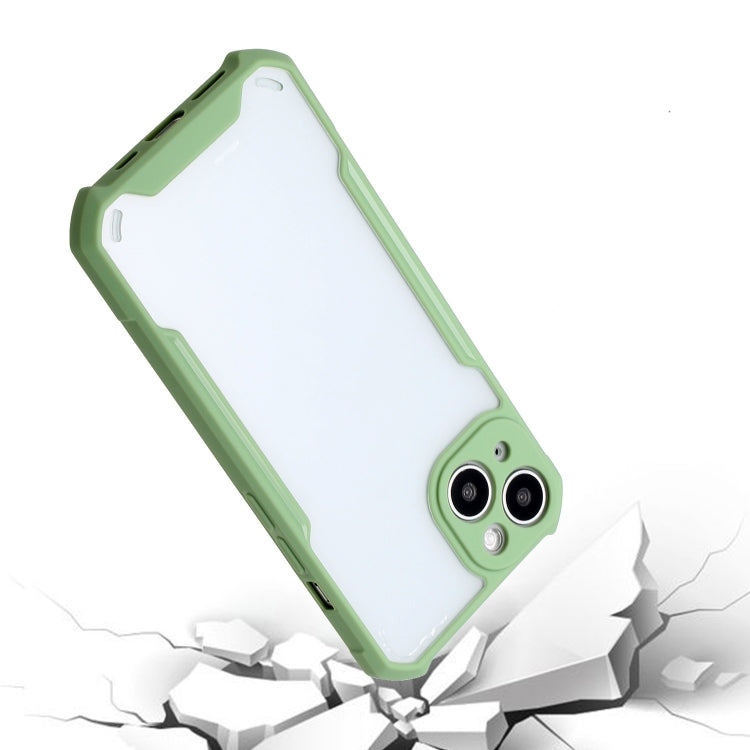 For iPhone 13 Acrylic + Color TPU Shockproof Case
