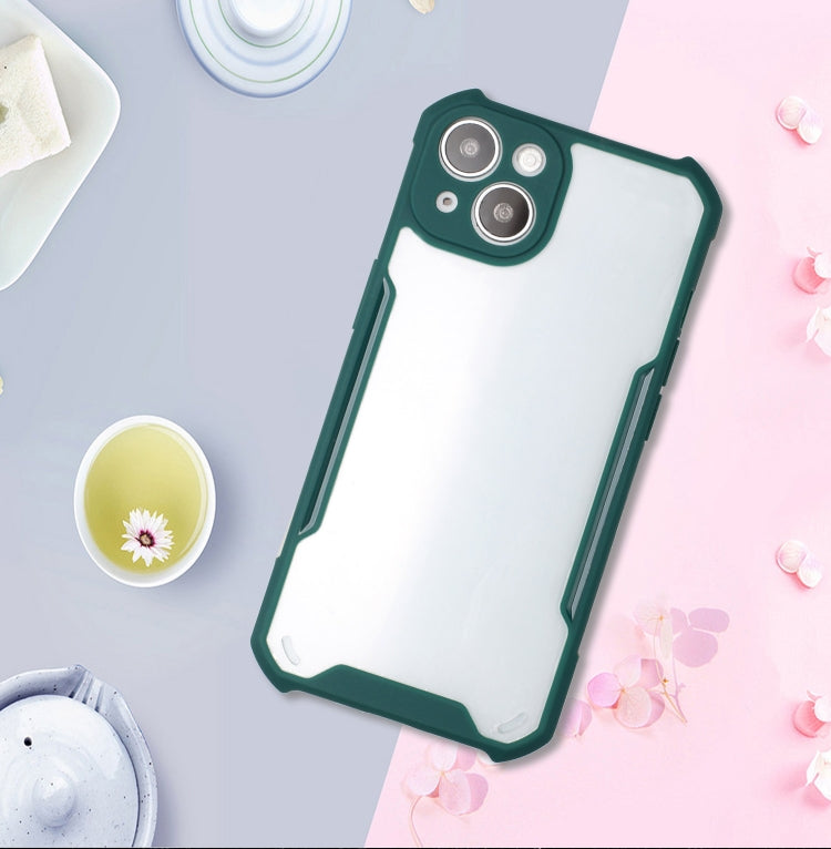 For iPhone 13 Acrylic + Color TPU Shockproof Case