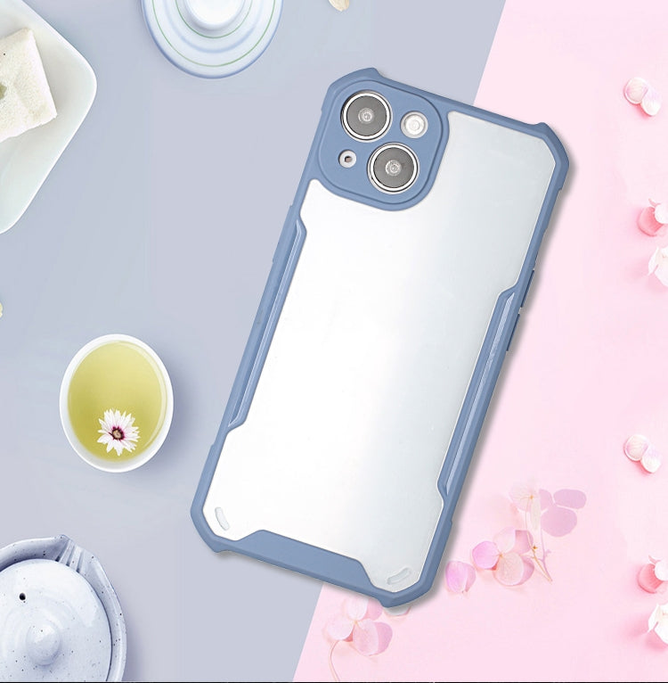 For iPhone 13 Acrylic + Color TPU Shockproof Case