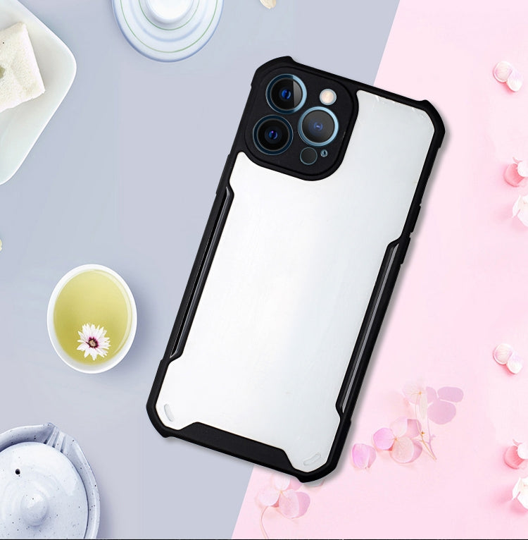 For iPhone 13 Pro Acrylic + Color TPU Shockproof Case