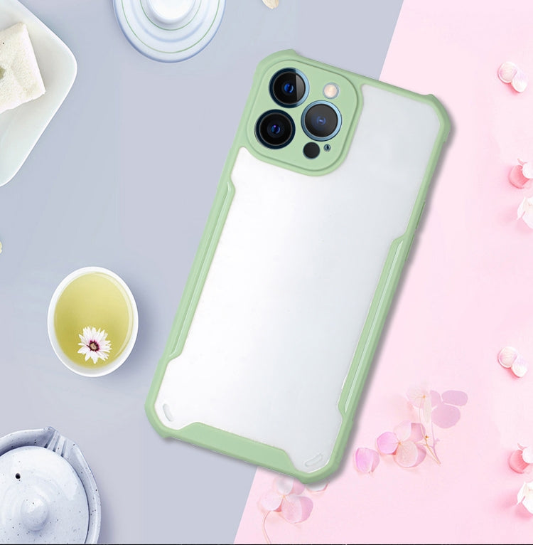 For iPhone 13 Pro Acrylic + Color TPU Shockproof Case