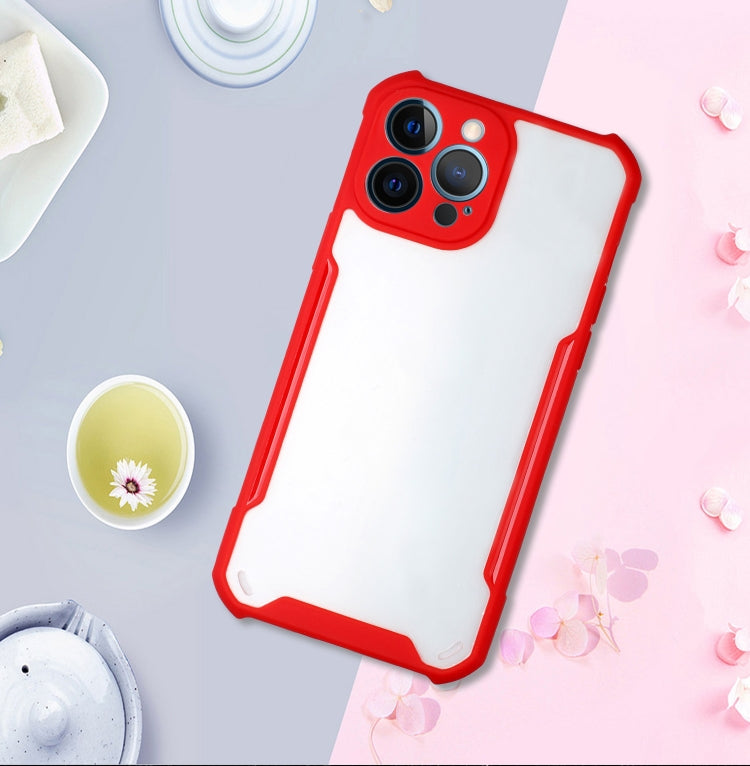For iPhone 13 Pro Max Acrylic + Color TPU Shockproof Case