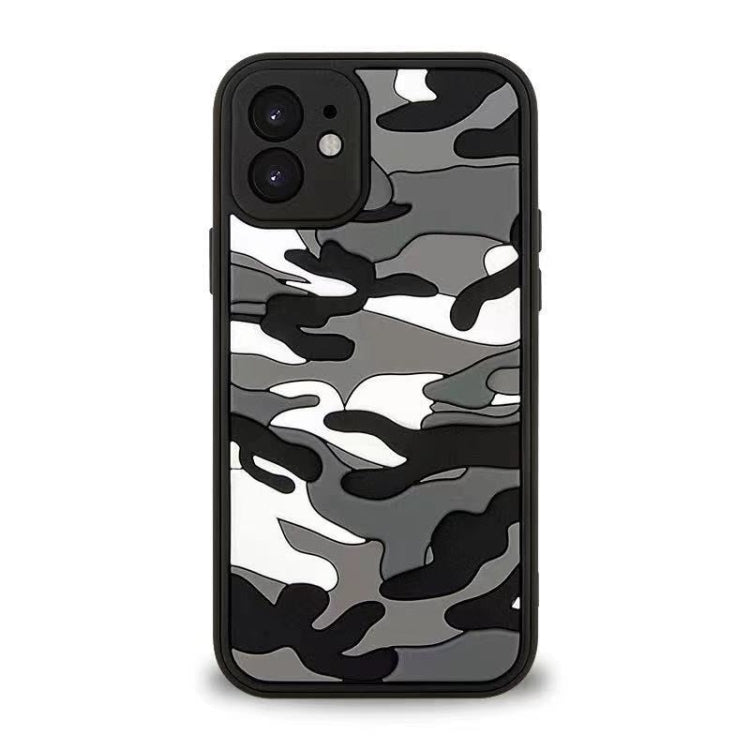 For iPhone 11 Pro Max Camouflage Clouds Embossed Skin Feel Silicone Shockproof Case