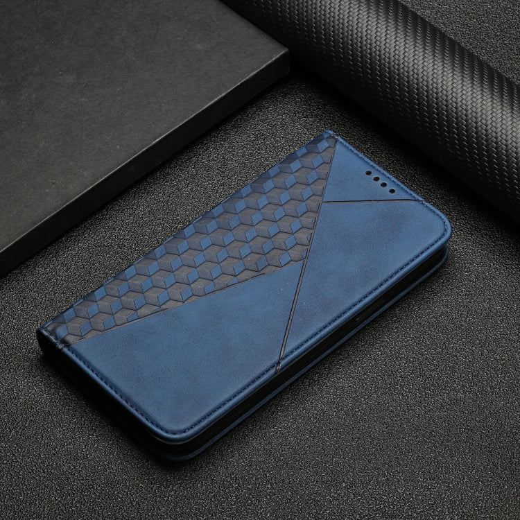 For iPhone 11 Diamond Pattern Splicing Skin Feel Magnetic Horizontal Flip Leather Case with Card Slots & Holder & Wallet