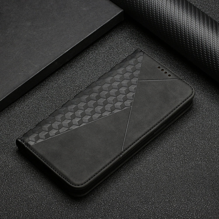 For iPhone 11 Diamond Pattern Splicing Skin Feel Magnetic Horizontal Flip Leather Case with Card Slots & Holder & Wallet