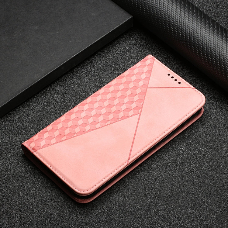For iPhone 11 Pro Max Diamond Pattern Splicing Skin Feel Magnetic Horizontal Flip Leather Case with Card Slots & Holder & Wallet
