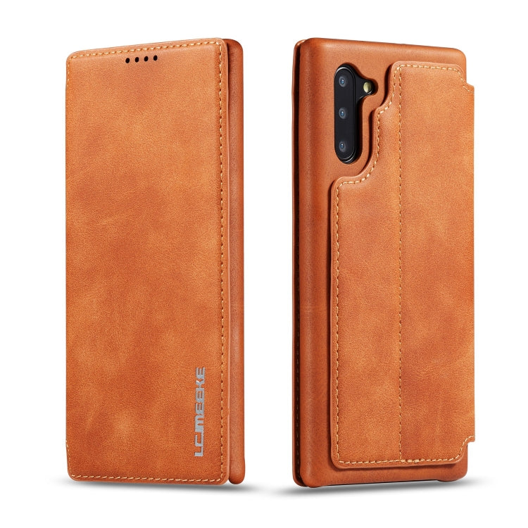 For Galaxy Note 10 Hon Ancient Series Leather Case with Card Slots & Holder & Wallet