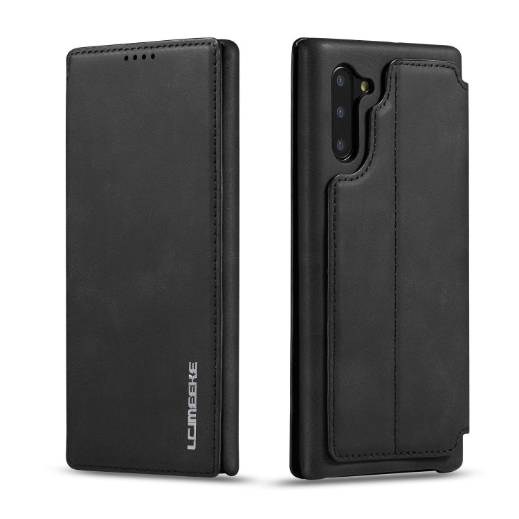 For Galaxy A20 Hon Ancient Series Leather Case with Card Slots & Holder & Wallet