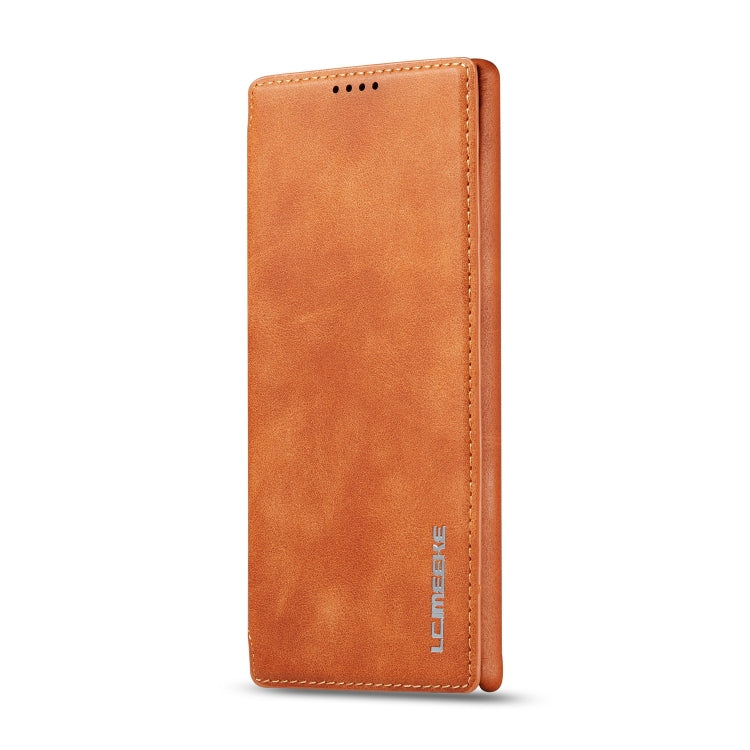 For Galaxy A20 Hon Ancient Series Leather Case with Card Slots & Holder & Wallet