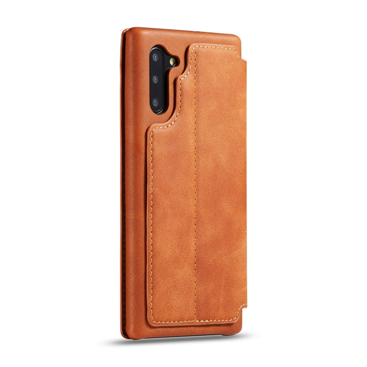 For Galaxy A20 Hon Ancient Series Leather Case with Card Slots & Holder & Wallet