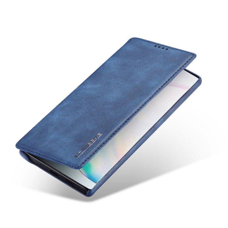 For Galaxy A20 Hon Ancient Series Leather Case with Card Slots & Holder & Wallet
