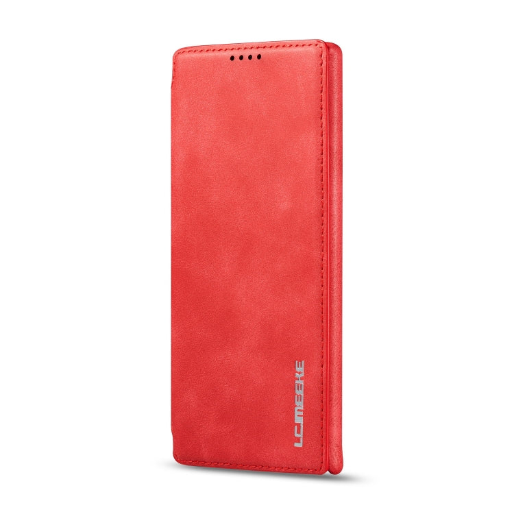For Galaxy A20 Hon Ancient Series Leather Case with Card Slots & Holder & Wallet