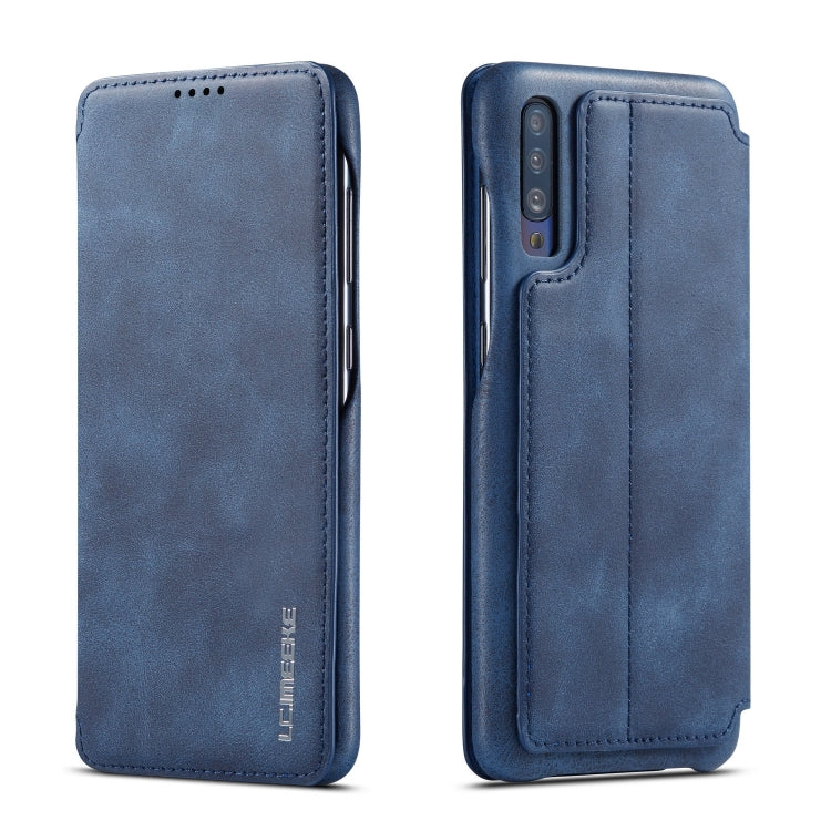 For Galaxy A50 Hon Ancient Series Leather Case with Card Slots & Holder & Wallet