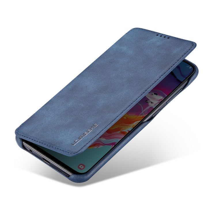 For Galaxy A50 Hon Ancient Series Leather Case with Card Slots & Holder & Wallet