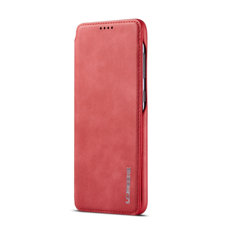 For Galaxy A50 Hon Ancient Series Leather Case with Card Slots & Holder & Wallet