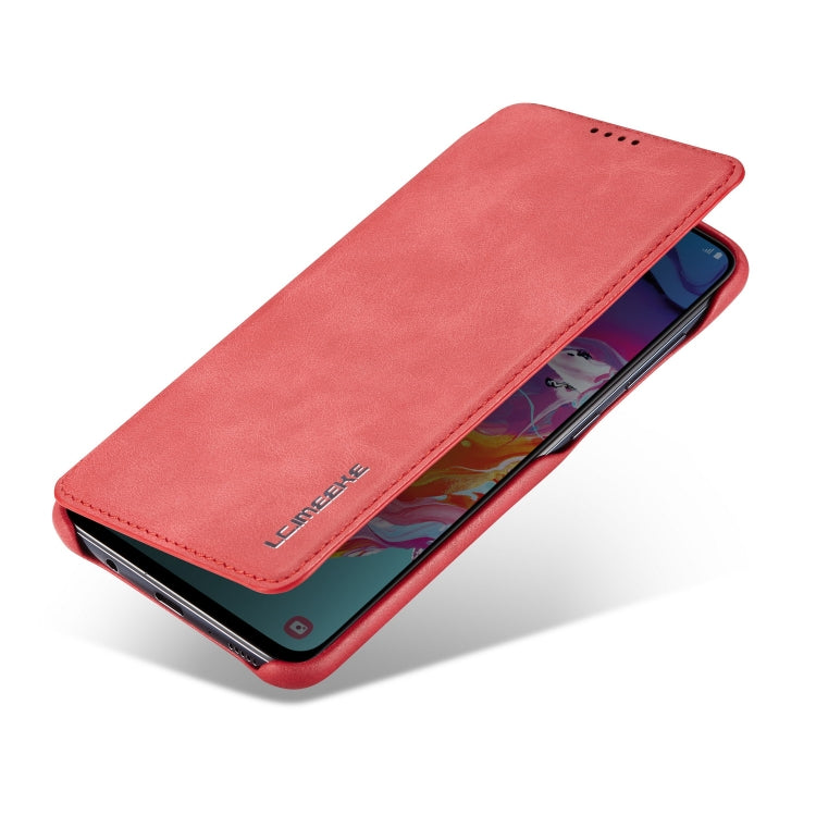 For Galaxy A50 Hon Ancient Series Leather Case with Card Slots & Holder & Wallet