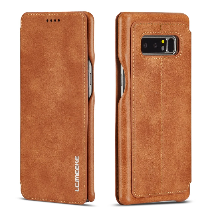 For Galaxy Note 8 Hon Ancient Series Leather Case with Card Slots & Holder & Wallet