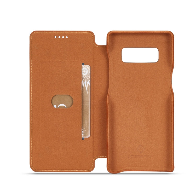 For Galaxy Note 8 Hon Ancient Series Leather Case with Card Slots & Holder & Wallet