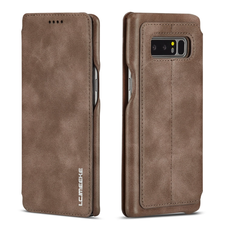 For Galaxy Note 8 Hon Ancient Series Leather Case with Card Slots & Holder & Wallet