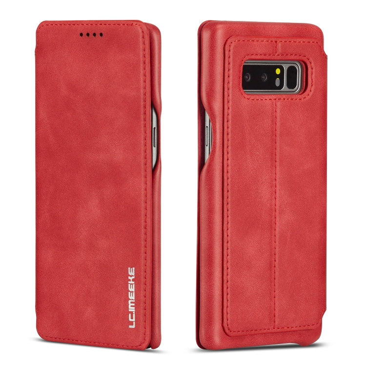 For Galaxy Note 8 Hon Ancient Series Leather Case with Card Slots & Holder & Wallet