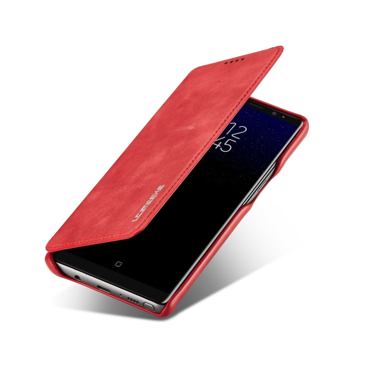 For Galaxy Note 8 Hon Ancient Series Leather Case with Card Slots & Holder & Wallet