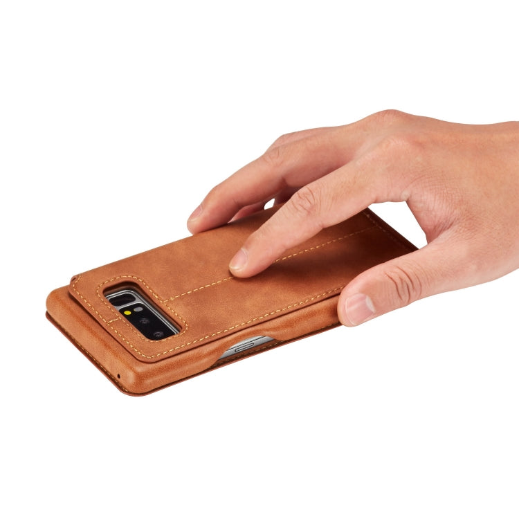 For Galaxy Note 8 Hon Ancient Series Leather Case with Card Slots & Holder & Wallet