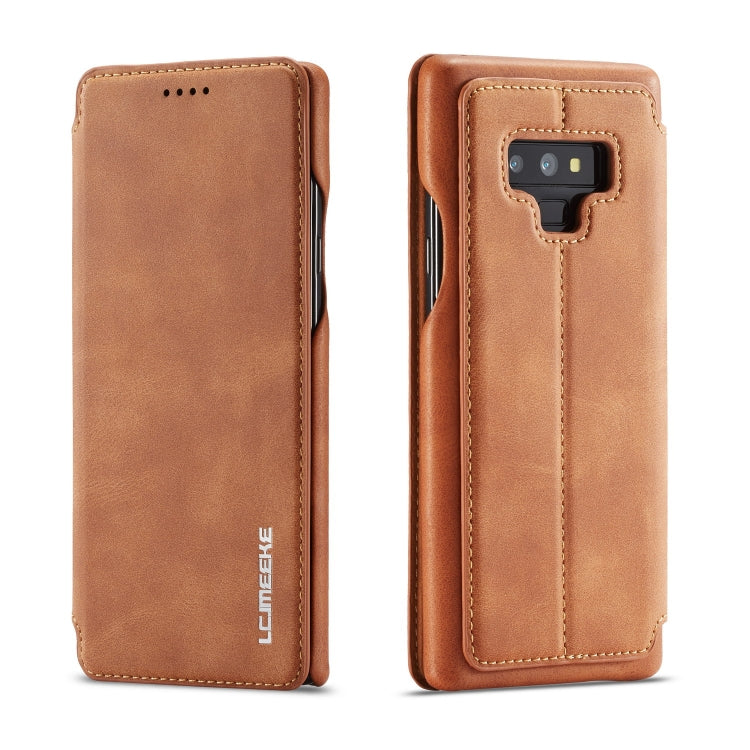 For Galaxy Note 9 Hon Ancient Series Leather Case with Card Slots & Holder & Wallet