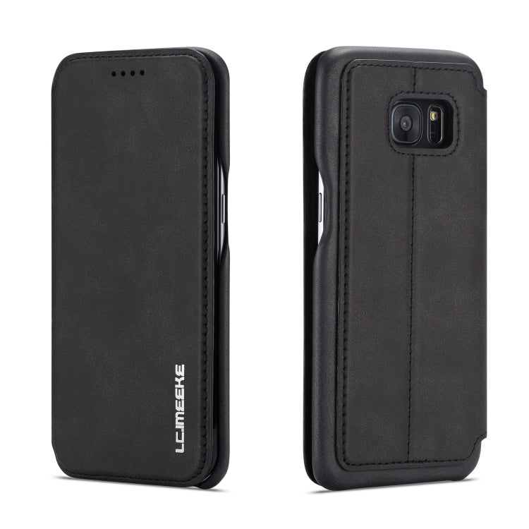 For Galaxy S7 Hon Ancient Series Leather Case with Card Slots & Holder & Wallet