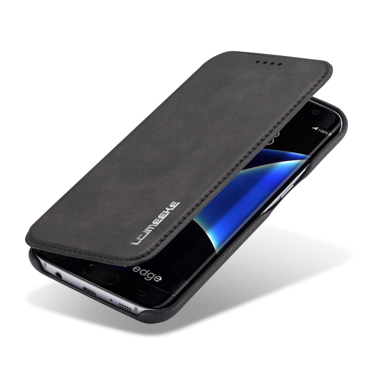 For Galaxy S7 Hon Ancient Series Leather Case with Card Slots & Holder & Wallet