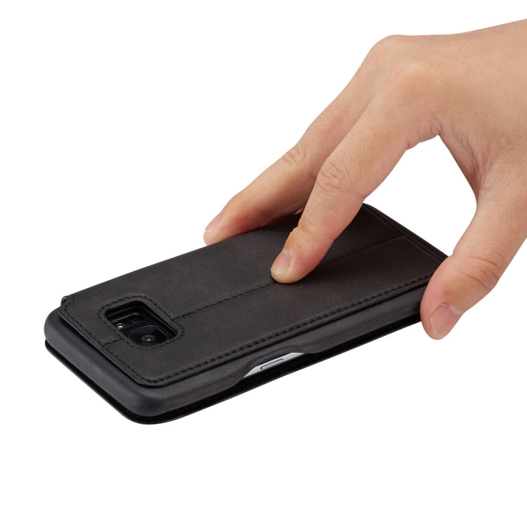 For Galaxy S7 Hon Ancient Series Leather Case with Card Slots & Holder & Wallet