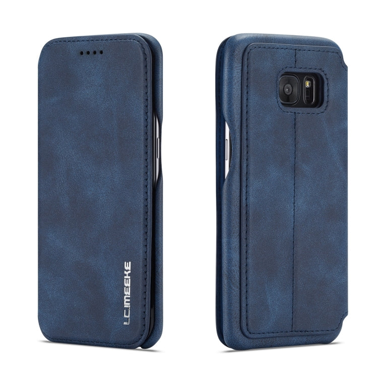 For Galaxy S7 Hon Ancient Series Leather Case with Card Slots & Holder & Wallet