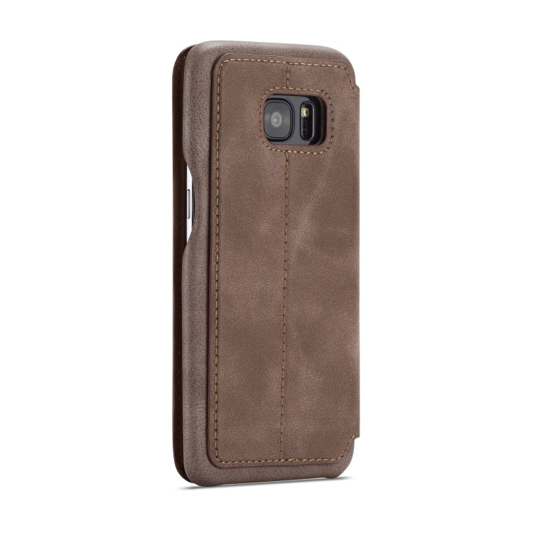 For Galaxy S7 Hon Ancient Series Leather Case with Card Slots & Holder & Wallet