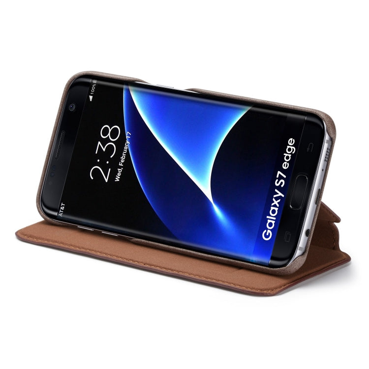 For Galaxy S7 Hon Ancient Series Leather Case with Card Slots & Holder & Wallet