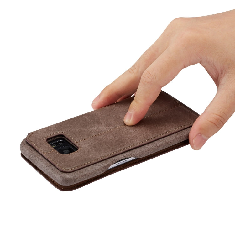 For Galaxy S7 Hon Ancient Series Leather Case with Card Slots & Holder & Wallet