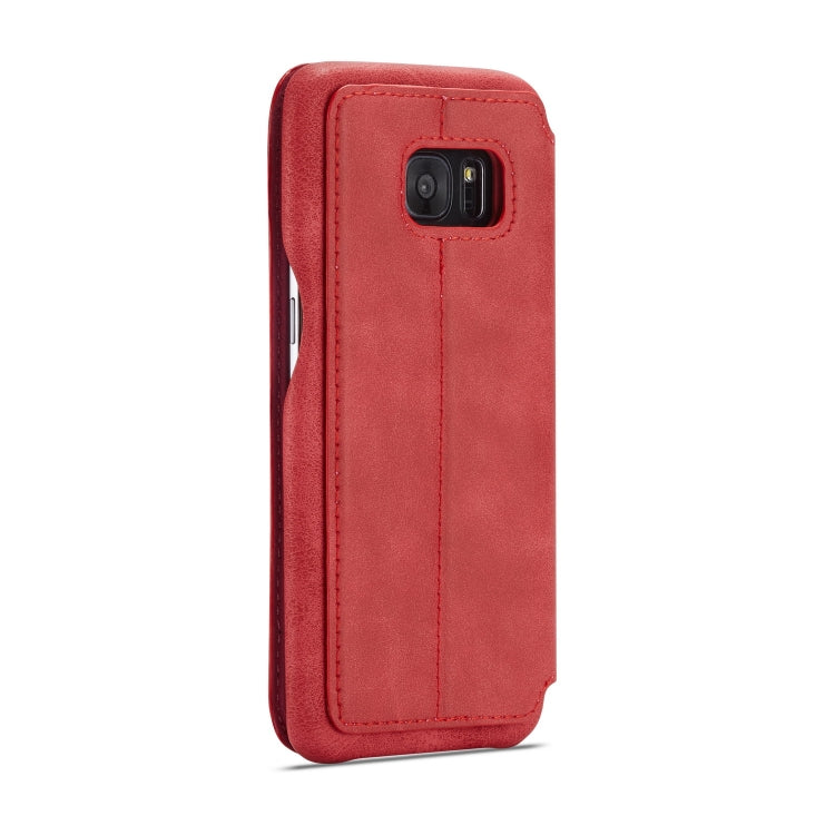 For Galaxy S7 Hon Ancient Series Leather Case with Card Slots & Holder & Wallet