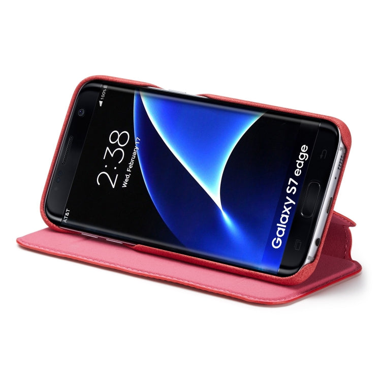 For Galaxy S7 Hon Ancient Series Leather Case with Card Slots & Holder & Wallet