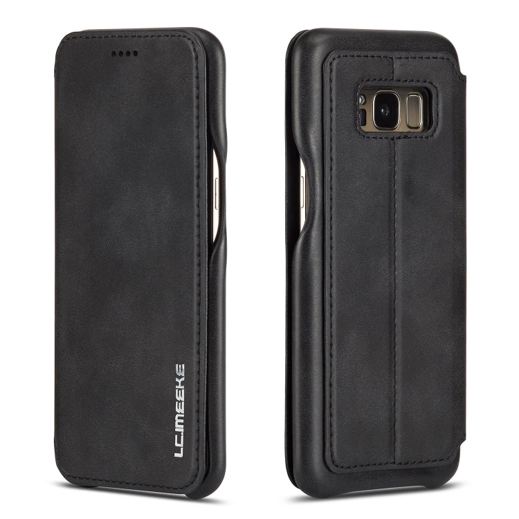 For Galaxy S8 Hon Ancient Series Leather Case with Card Slots & Holder & Wallet