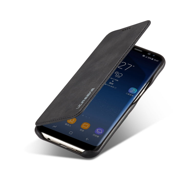 For Galaxy S8 Hon Ancient Series Leather Case with Card Slots & Holder & Wallet