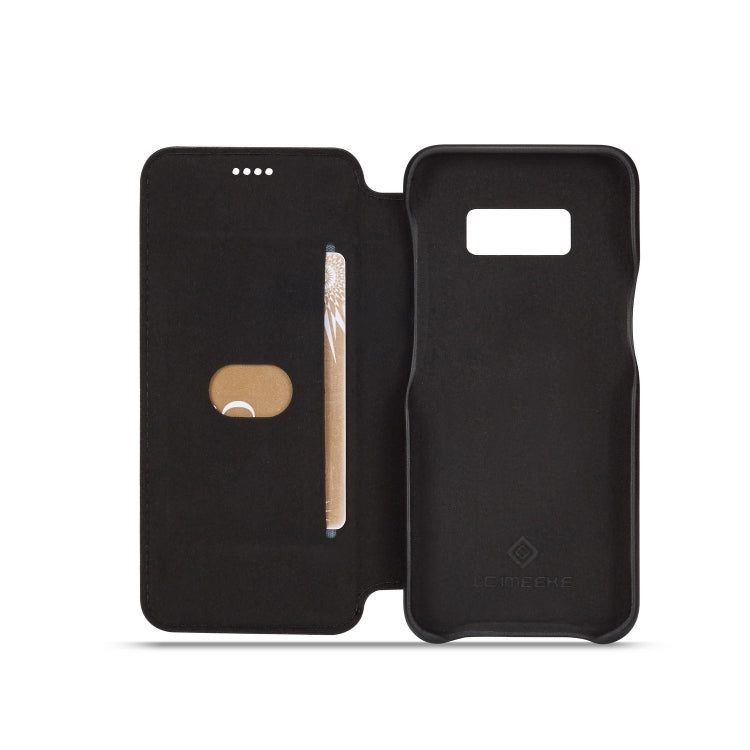 For Galaxy S8 Hon Ancient Series Leather Case with Card Slots & Holder & Wallet