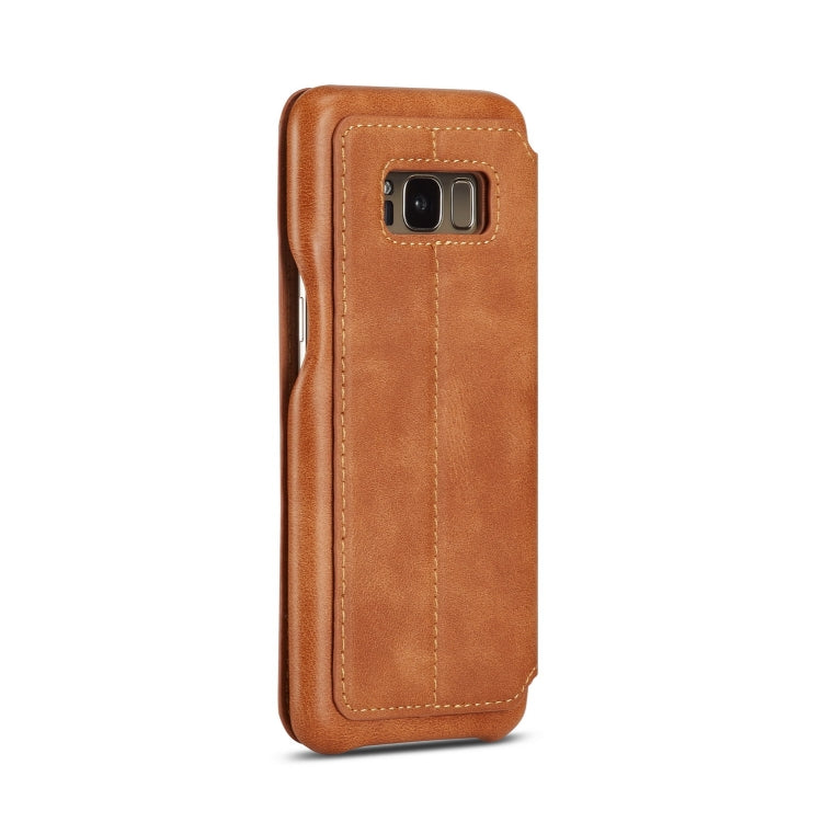 For Galaxy S8 Hon Ancient Series Leather Case with Card Slots & Holder & Wallet
