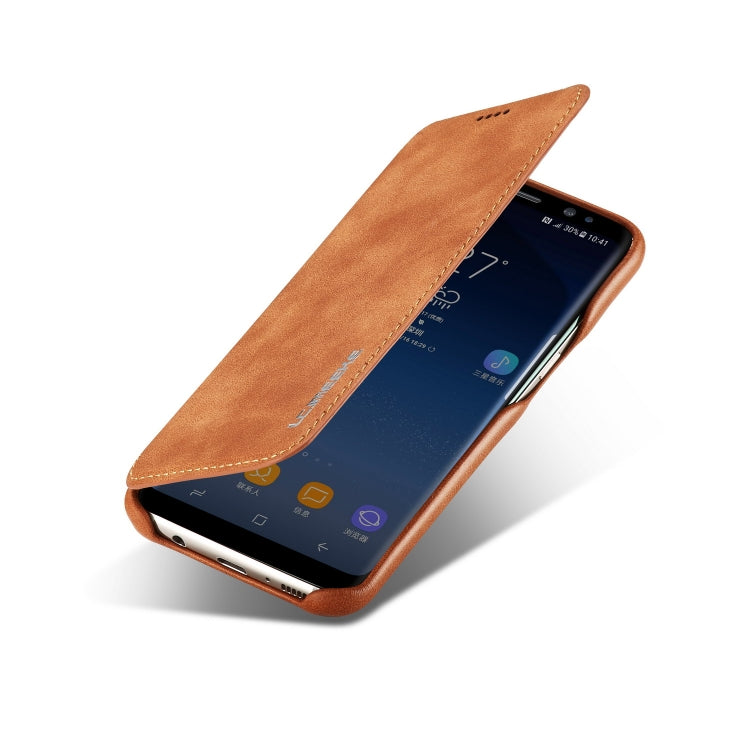 For Galaxy S8 Hon Ancient Series Leather Case with Card Slots & Holder & Wallet