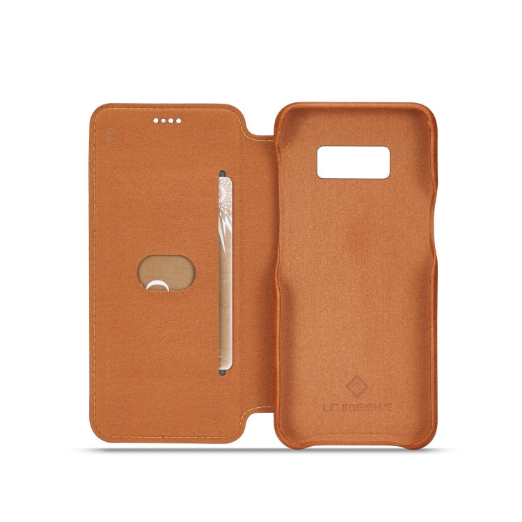 For Galaxy S8 Hon Ancient Series Leather Case with Card Slots & Holder & Wallet